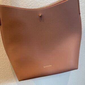 Samara Minimalist Vegan Leather Crossbody Bag